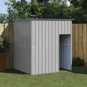 Doghouse with light gray galvanized steel roof 165x153x181cm by vidaXL, Dog kennels - Ref: Foro24-172364, Price: 249,07 €, Di...