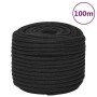 Cuerda de barco polipropileno negro intenso 12 mm 100 m de vidaXL, Sogas y cuerdas metálicas - Ref: Foro24-152513, Precio: 70...