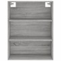 High sideboard sonoma gray plywood 69.5x34x180 cm by vidaXL, Sideboards - Ref: Foro24-3189331, Price: 147,37 €, Discount: %