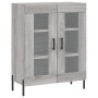 High sideboard sonoma gray plywood 69.5x34x180 cm by vidaXL, Sideboards - Ref: Foro24-3189331, Price: 147,37 €, Discount: %