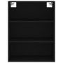 Tall black plywood sideboard 69.5x34x180 cm by vidaXL, Sideboards - Ref: Foro24-3200506, Price: 143,87 €, Discount: %