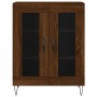 Aparador alto madera contrachapada marrón roble 69,5x34x180 cm de vidaXL, Aparadores - Ref: Foro24-3189316, Precio: 137,92 €,...