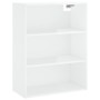 High glossy white plywood sideboard 69.5x34x180 cm by vidaXL, Sideboards - Ref: Foro24-3189311, Price: 131,99 €, Discount: %