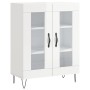 High glossy white plywood sideboard 69.5x34x180 cm by vidaXL, Sideboards - Ref: Foro24-3189311, Price: 131,99 €, Discount: %