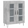 Aparador alto madera contrachapada gris hormigón 69,5x34x180 cm de vidaXL, Aparadores - Ref: Foro24-3189313, Precio: 132,57 €...