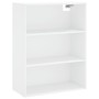 Aparador alto madera contrachapada blanco 69,5x34x180 cm de vidaXL, Aparadores - Ref: Foro24-3189309, Precio: 140,32 €, Descu...