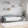 Light gray fabric sofa bed 80x200 cm by vidaXL, Beds and slatted bases - Ref: Foro24-354178, Price: 214,61 €, Discount: %