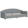 Light gray fabric sofa bed 80x200 cm by vidaXL, Beds and slatted bases - Ref: Foro24-354178, Price: 214,61 €, Discount: %