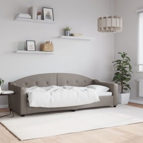 Sofá cama tela gris taupe 80x200 cm de vidaXL, Camas y somieres - Ref: Foro24-354181, Precio: 215,99 €, Descuento: %