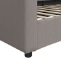 Sofá cama tela gris taupe 80x200 cm de vidaXL, Camas y somieres - Ref: Foro24-354181, Precio: 214,61 €, Descuento: %