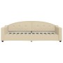 Cream fabric sofa bed 80x200 cm by vidaXL, Beds and slatted bases - Ref: Foro24-354182, Price: 215,99 €, Discount: %