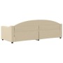 Cream fabric sofa bed 80x200 cm by vidaXL, Beds and slatted bases - Ref: Foro24-354182, Price: 215,99 €, Discount: %