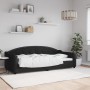 Sofá cama tela negro 90x200 cm de vidaXL, Camas y somieres - Ref: Foro24-354185, Precio: 218,97 €, Descuento: %