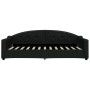 Sofá cama tela negro 90x200 cm de vidaXL, Camas y somieres - Ref: Foro24-354185, Precio: 218,97 €, Descuento: %