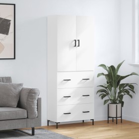 Tall white plywood sideboard 69.5x34x180 cm by vidaXL, Sideboards - Ref: Foro24-3195843, Price: 171,99 €, Discount: %