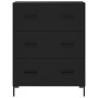 Aparador alto madera contrachapada negro 69,5x34x180 cm de vidaXL, Aparadores - Ref: Foro24-3195844, Precio: 175,97 €, Descue...