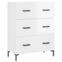 Tall white glossy plywood sideboard 69.5x34x180 cm by vidaXL, Sideboards - Ref: Foro24-3195845, Price: 174,20 €, Discount: %