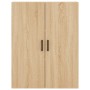 Aparador alto madera contrachapada color roble 69,5x34x180 cm de vidaXL, Aparadores - Ref: Foro24-3195846, Precio: 160,17 €, ...