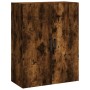 Tall smoked oak plywood sideboard 69.5x34x180 cm by vidaXL, Sideboards - Ref: Foro24-3195848, Price: 158,99 €, Discount: %