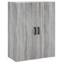 Aparador alto madera contrachapada gris sonoma 69,5x34x180 cm de vidaXL, Aparadores - Ref: Foro24-3195849, Precio: 169,87 €, ...