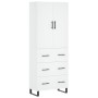 Tall white plywood sideboard 69.5x34x180 cm by vidaXL, Sideboards - Ref: Foro24-3195867, Price: 179,19 €, Discount: %