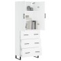 Tall white plywood sideboard 69.5x34x180 cm by vidaXL, Sideboards - Ref: Foro24-3195867, Price: 179,19 €, Discount: %