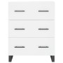 Tall white plywood sideboard 69.5x34x180 cm by vidaXL, Sideboards - Ref: Foro24-3195867, Price: 179,19 €, Discount: %