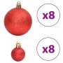 Christmas balls 100 pcs gold and red red color 3 / 4 / 6 cm by vidaXL, Festive decorations - Ref: Foro24-356106, Price: 22,61...