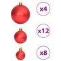 Christmas balls 100 pcs gold and red red color 3 / 4 / 6 cm by vidaXL, Festive decorations - Ref: Foro24-356106, Price: 22,61...