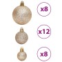 Bolas de Navidad 100 uds color champán y marrón 3 / 4 / 6 cm de vidaXL, Adornos festivos - Ref: Foro24-356107, Precio: 49,99 ...