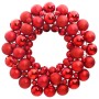 Red polystyrene Christmas wreath 45 cm by vidaXL, Festive decorations - Ref: Foro24-356121, Price: 27,09 €, Discount: %