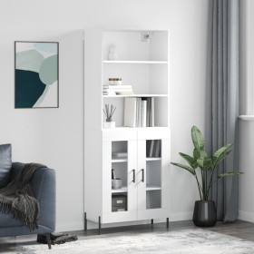 Tall white plywood sideboard 69.5x34x180 cm by vidaXL, Sideboards - Ref: Foro24-3189325, Price: 149,99 €, Discount: %