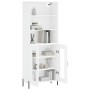 Tall white plywood sideboard 69.5x34x180 cm by vidaXL, Sideboards - Ref: Foro24-3189325, Price: 150,43 €, Discount: %