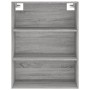 High sideboard sonoma gray plywood 69.5x34x180 cm by vidaXL, Sideboards - Ref: Foro24-3189275, Price: 144,44 €, Discount: %