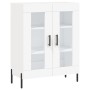 Aparador alto madera contrachapada blanco 69,5x34x180 cm de vidaXL, Aparadores - Ref: Foro24-3189325, Precio: 150,43 €, Descu...