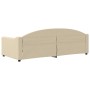 Sofá cama tela color crema 90x200 cm de vidaXL, Camas y somieres - Ref: Foro24-354187, Precio: 217,85 €, Descuento: %