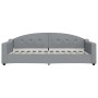 Sofá cama tela gris claro 100x200 cm de vidaXL, Camas y somieres - Ref: Foro24-354188, Precio: 227,46 €, Descuento: %