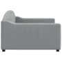 Sofá cama tela gris claro 100x200 cm de vidaXL, Camas y somieres - Ref: Foro24-354188, Precio: 227,46 €, Descuento: %