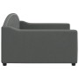 Sofá cama tela gris oscuro 100x200 cm de vidaXL, Camas y somieres - Ref: Foro24-354189, Precio: 227,46 €, Descuento: %