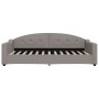 Taupe gray fabric sofa bed 100x200 cm by vidaXL, Beds and slatted bases - Ref: Foro24-354191, Price: 227,99 €, Discount: %