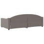 Taupe gray fabric sofa bed 100x200 cm by vidaXL, Beds and slatted bases - Ref: Foro24-354191, Price: 227,99 €, Discount: %