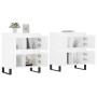 Sideboards 2 Stk. Sperrholz glänzend weiß von vidaXL, Sideboards - Ref: Foro24-3190183, Preis: 183,28 €, Rabatt: %