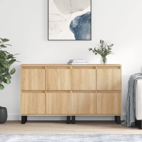 Sideboards 2 pieces sonoma oak plywood by vidaXL, Sideboards - Ref: Foro24-3190184, Price: 163,99 €, Discount: %