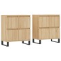 Sideboards 2 Stück Sonoma-Eichensperrholz von vidaXL, Sideboards - Ref: Foro24-3190184, Preis: 162,77 €, Rabatt: %