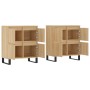 Sideboards 2 Stück Sonoma-Eichensperrholz von vidaXL, Sideboards - Ref: Foro24-3190184, Preis: 162,77 €, Rabatt: %