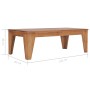 Solid teak wood coffee table 120x60x40 cm by vidaXL, Coffee table - Ref: Foro24-286273, Price: 204,99 €, Discount: %