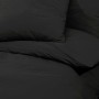 Black cotton duvet cover set 200x200 cm by vidaXL, Duvet covers - Ref: Foro24-136123, Price: 32,32 €, Discount: %