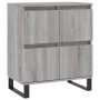 Aparadores 2 piezas madera contrachapada gris Sonoma de vidaXL, Aparadores - Ref: Foro24-3190187, Precio: 169,90 €, Descuento: %