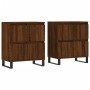 Sideboards 2 pieces plywood brown oak by vidaXL, Sideboards - Ref: Foro24-3190188, Price: 170,61 €, Discount: %