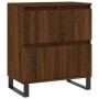 Sideboards 2 pieces plywood brown oak by vidaXL, Sideboards - Ref: Foro24-3190188, Price: 170,61 €, Discount: %